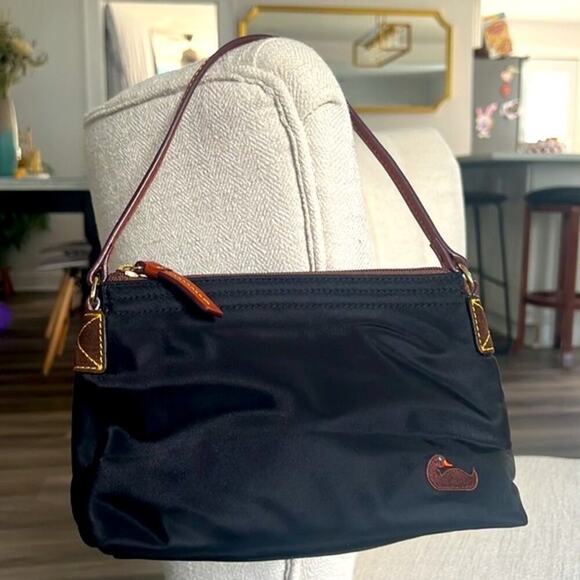 Dooney & Bourke Women’s Casual Black Nylon and Leather Handbag - Picture 7 of 16